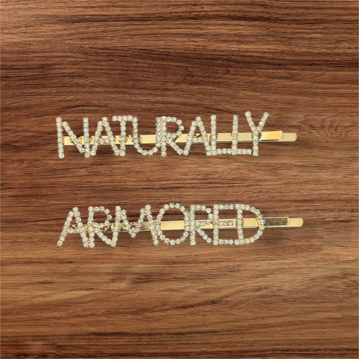 Naturally Armored Hair Pins